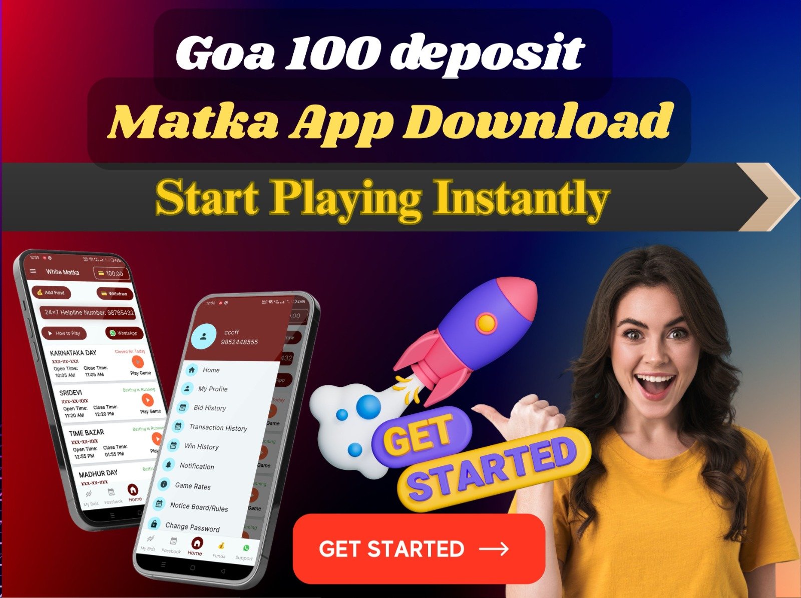 Goa ₹100 Deposit Matka App Download – Start Playing Instantly