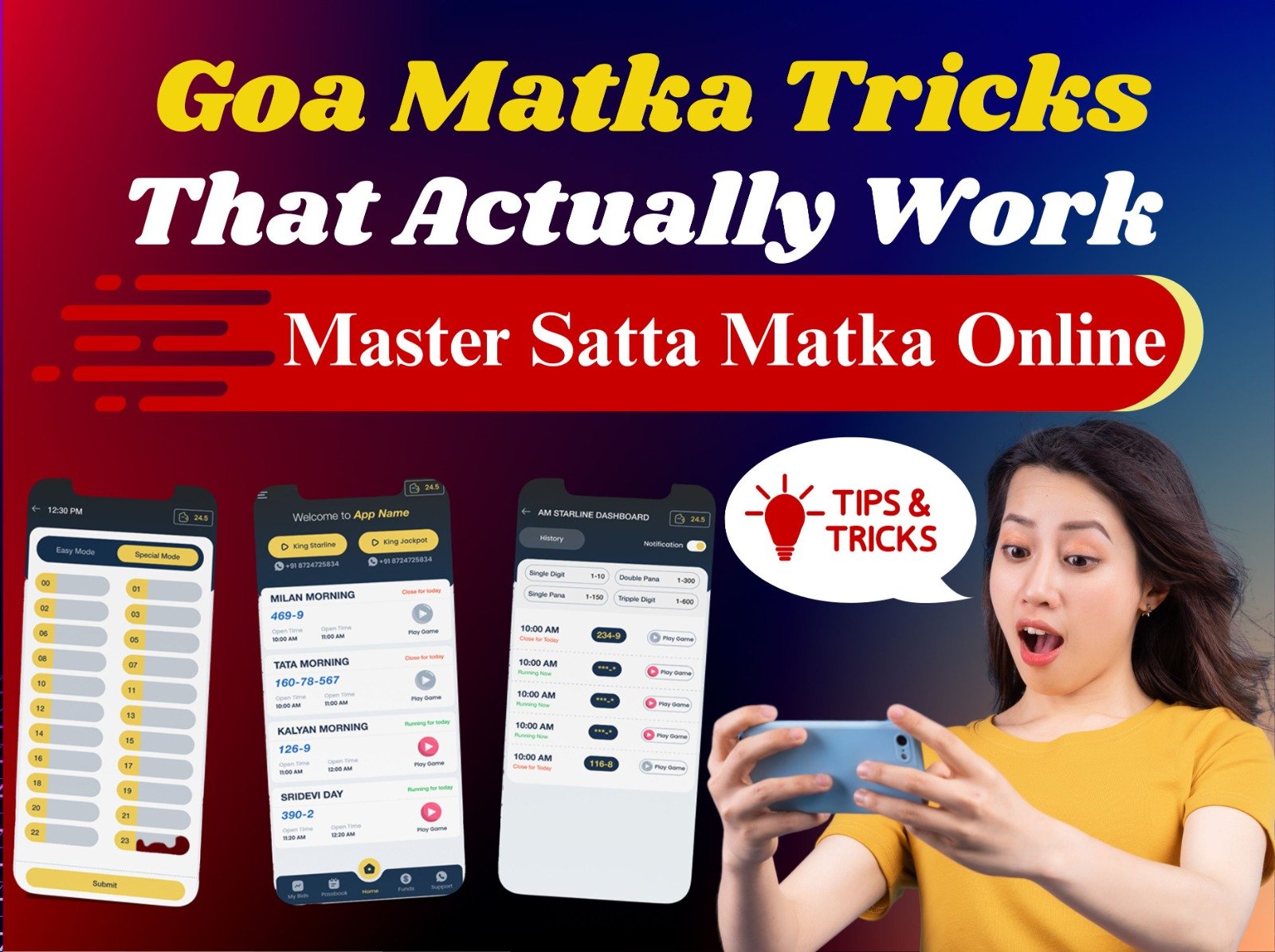 Goa Matka Tricks That Actually Work – Master Satta Matka Online
